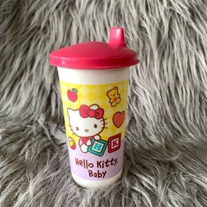 Tupperware Hello Kitty Baby Bell Tumbler pink sipper lid